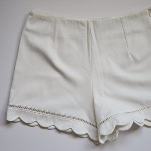 White Shorts high waist